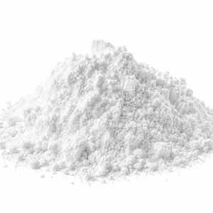Soda ash close-up texture on a white background for industrial supply