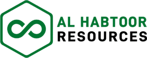Al Habtoor Resources horizontal logo for industrial mineral supply in Dubai UAE